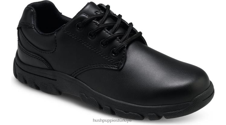 Büyük çocuk siyah Hush Puppies Çad oxford X268F377