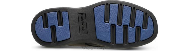 Küçük çocuk siyah Hush Puppies ty oxford X268F378