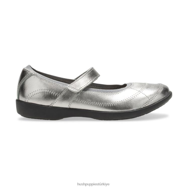 Büyük çocuk kalaylı Hush Puppies reese mary jane X268F373