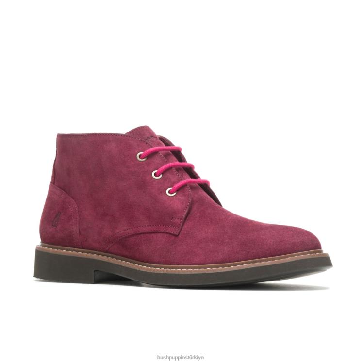 erkekler şarap süet Hush Puppies detroit chukka X268F268