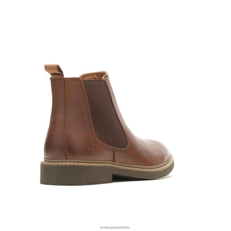 erkekler konyak derisi Hush Puppies detroit chelsea çizme X268F270