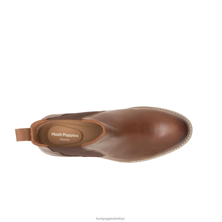 erkekler konyak derisi Hush Puppies detroit chelsea çizme X268F270