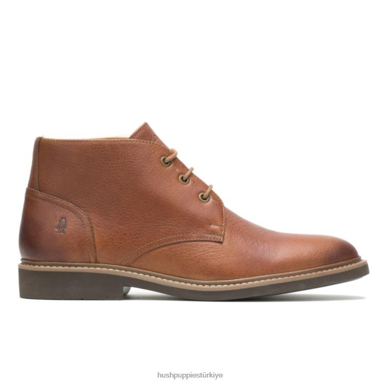 erkekler konyak derisi Hush Puppies detroit chukka X268F273