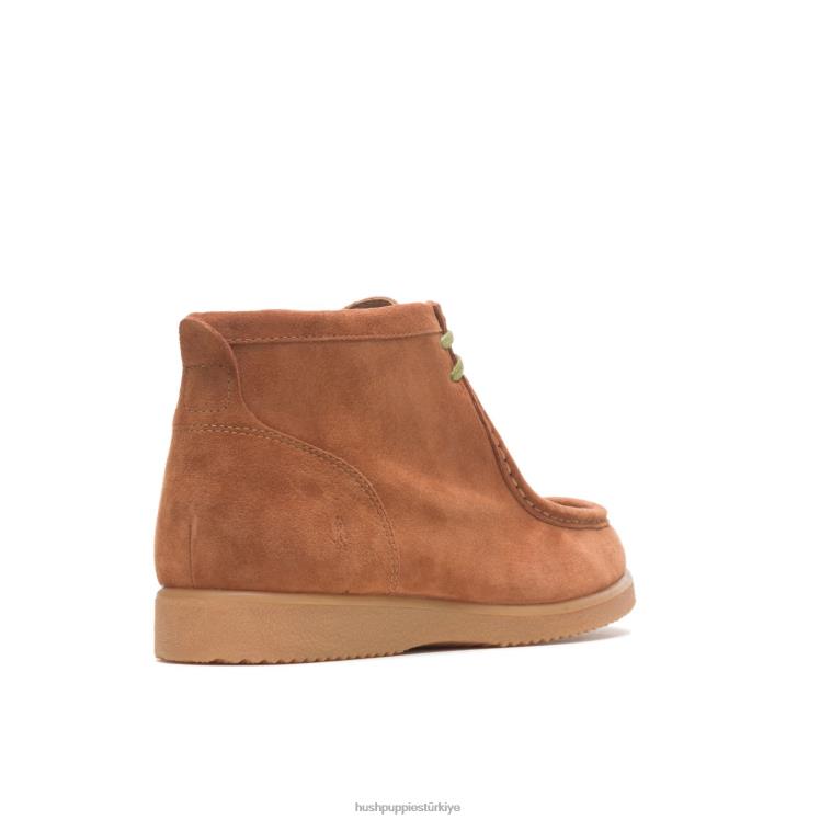 erkekler konyak süet Hush Puppies köprü limanı 3 X268F278