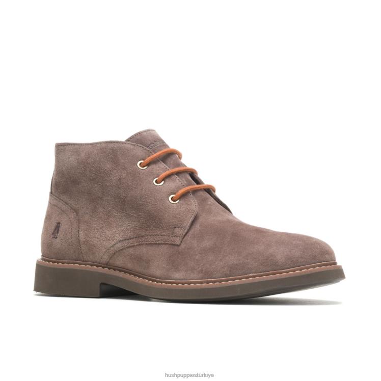 erkekler koyu kahverengi süet Hush Puppies detroit chukka X268F271