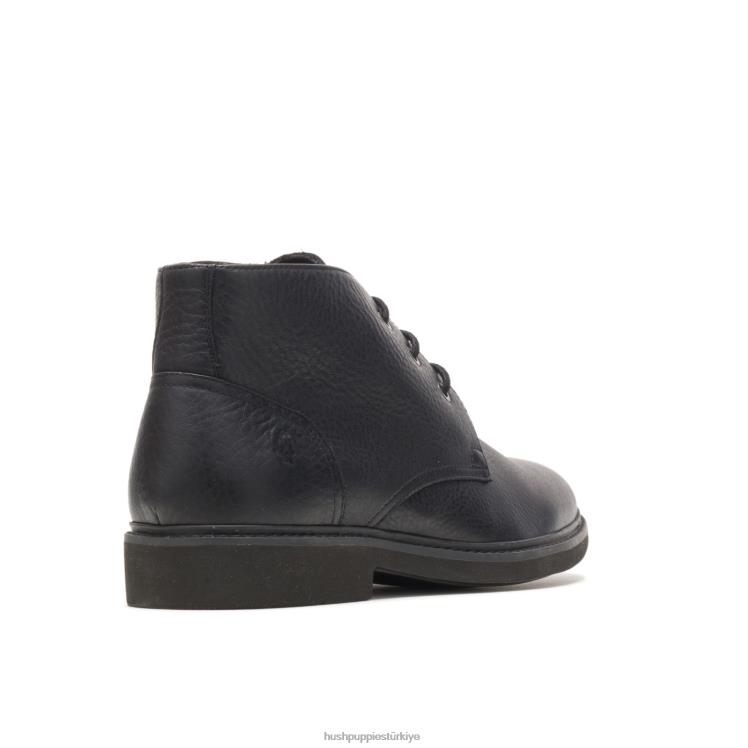 erkekler siyah deri Hush Puppies detroit chukka X268F272