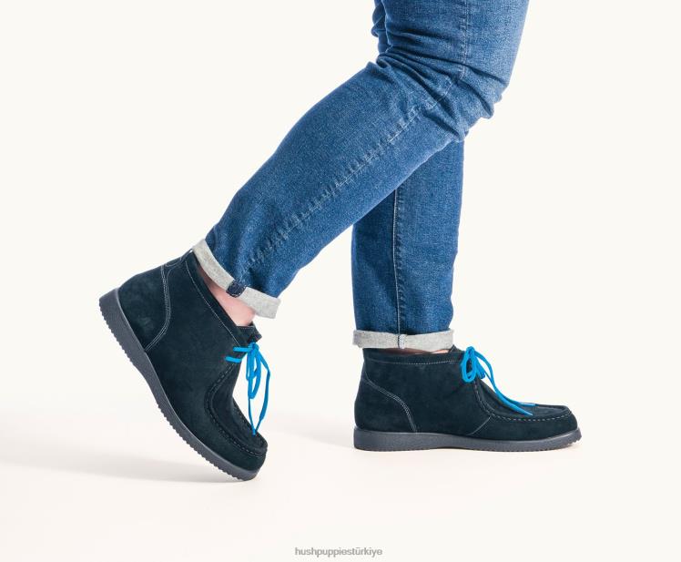 erkekler siyah süet Hush Puppies köprü limanı 4 X268F279