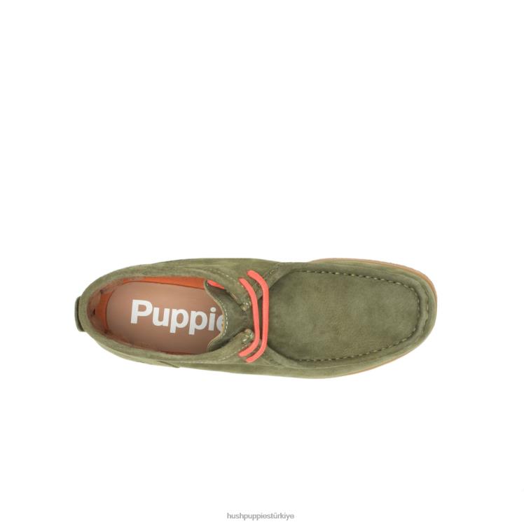 erkekler zeytin süet Hush Puppies köprü limanı 5 X268F280