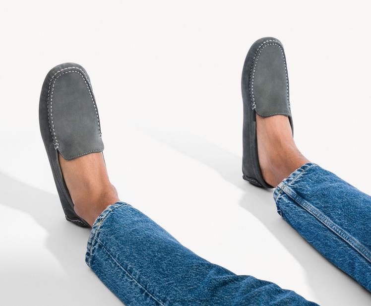 erkekler boz nubuk Hush Puppies monaco sürücüsü ii X268F316