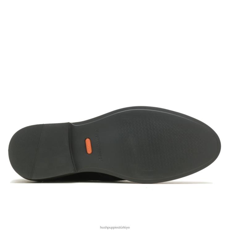 erkekler kalın siyah süet Hush Puppies aylak aylak X268F309