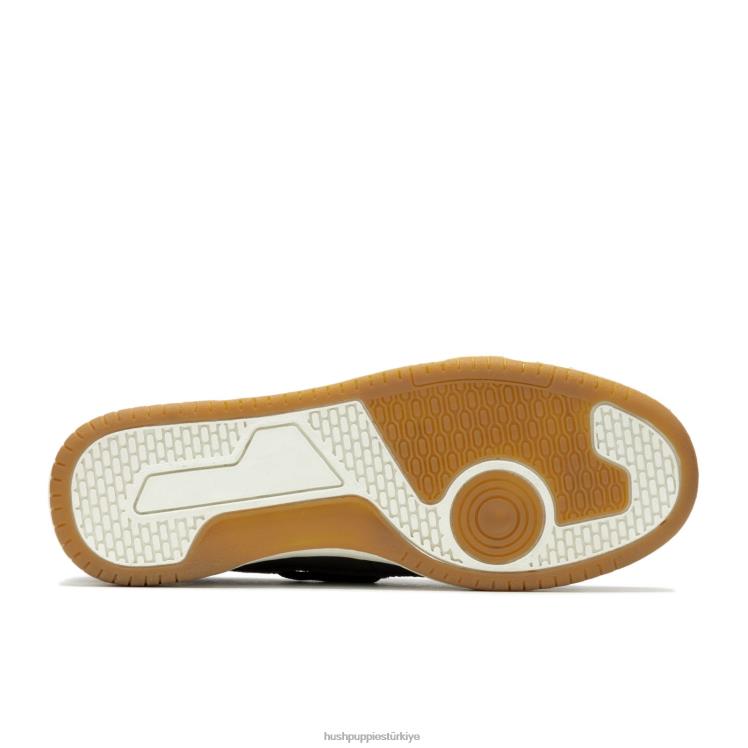 erkekler koyu gri deri Hush Puppies colton tekne ayakkabısı X268F345