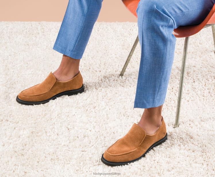erkekler koyu kestane süet Hush Puppies aylak aylak X268F308