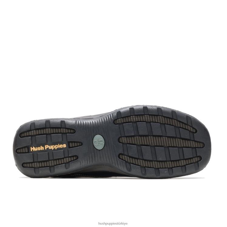 erkekler siyah deri Hush Puppies ay ii X268F348