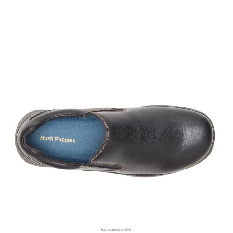 erkekler siyah deri Hush Puppies ay ii X268F348