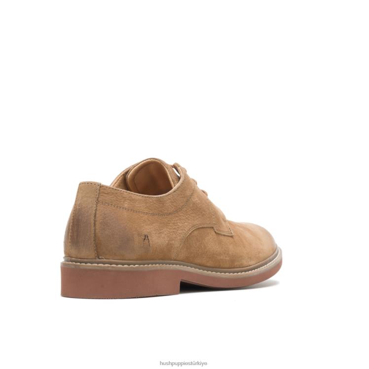 erkekler kestane süet Hush Puppies detroit düz ayak oxford X268F285