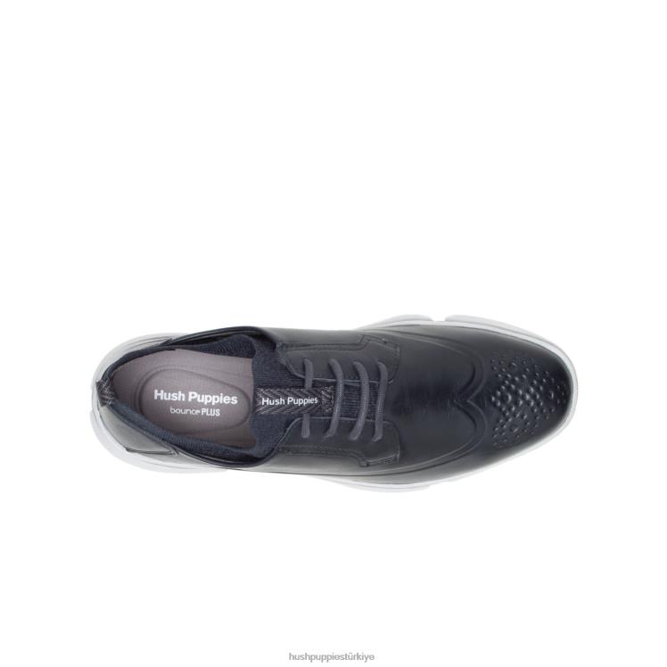 erkekler lacivert deri Hush Puppies bennet kanat ucu oxford X268F298
