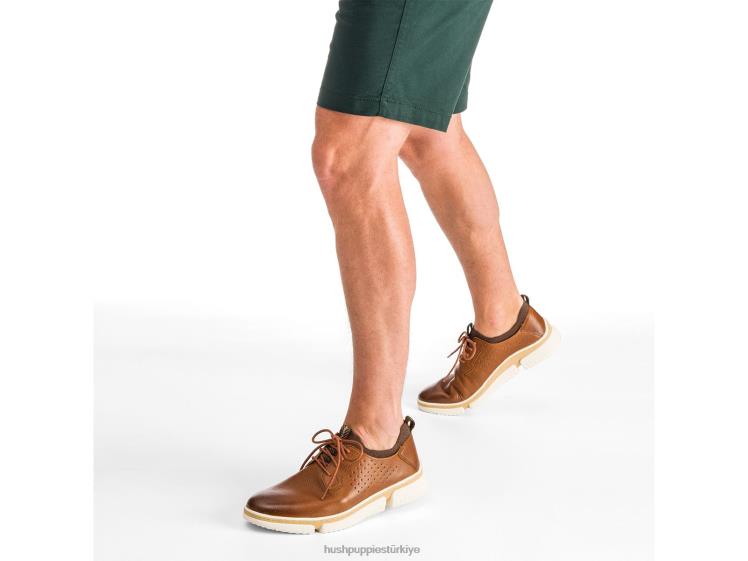 erkekler siyah deri Hush Puppies bennet düz ayak oxford X268F297