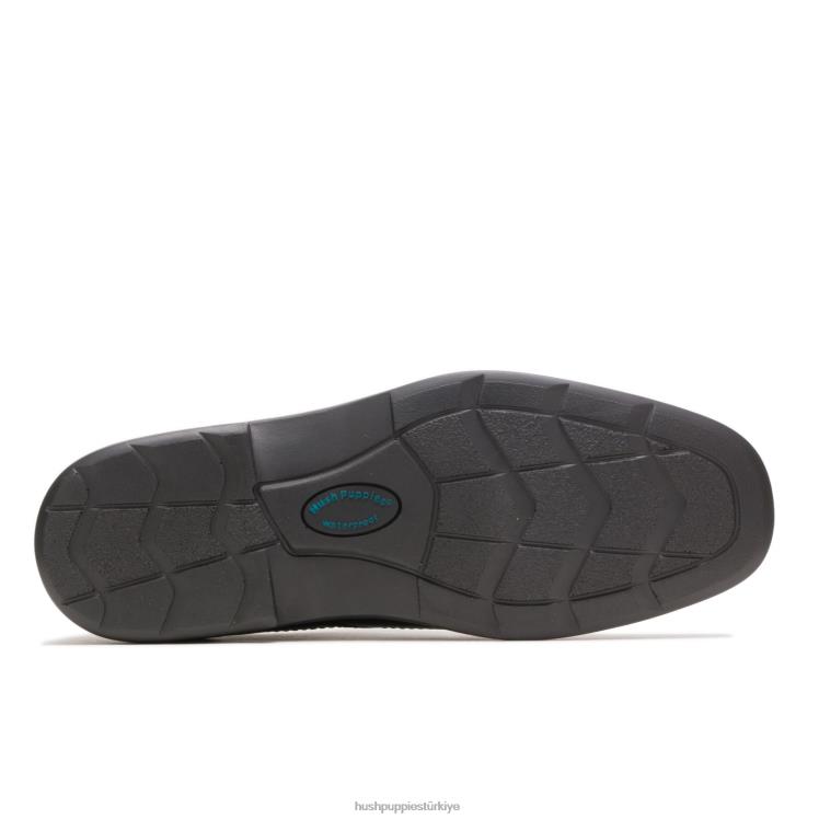 erkekler siyah deri Hush Puppies girişim X268F304