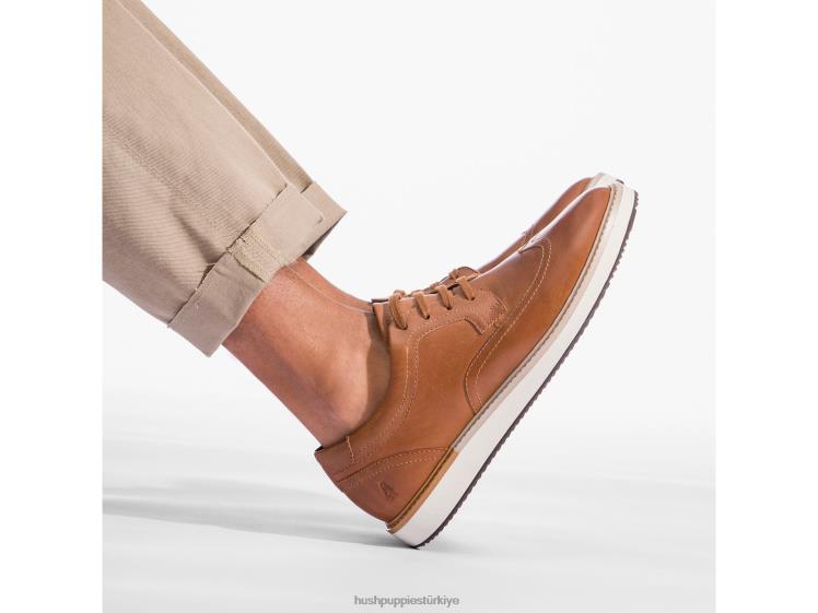 erkekler siyah deri Hush Puppies heath kanat ucu oxford X268F303