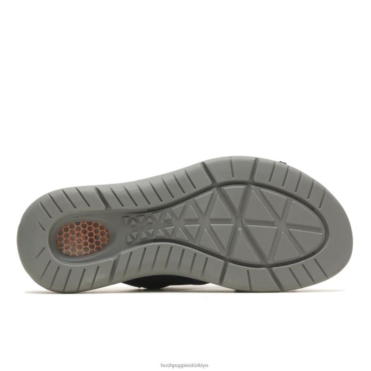 erkekler lacivert deri Hush Puppies kaydırak sandaletini etkinleştir X268F318