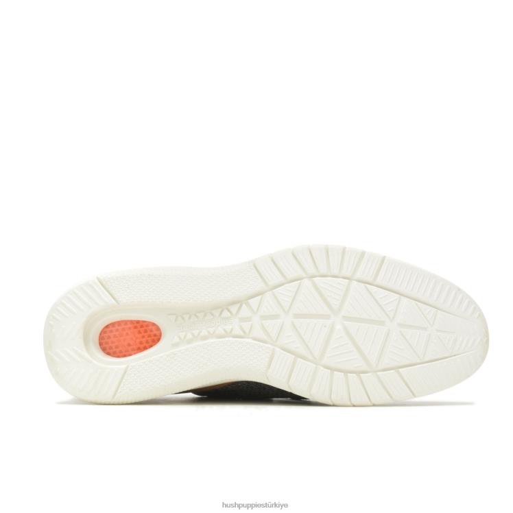 erkekler cesur siyah örgü Hush Puppies önceden örgü dantel X268F291