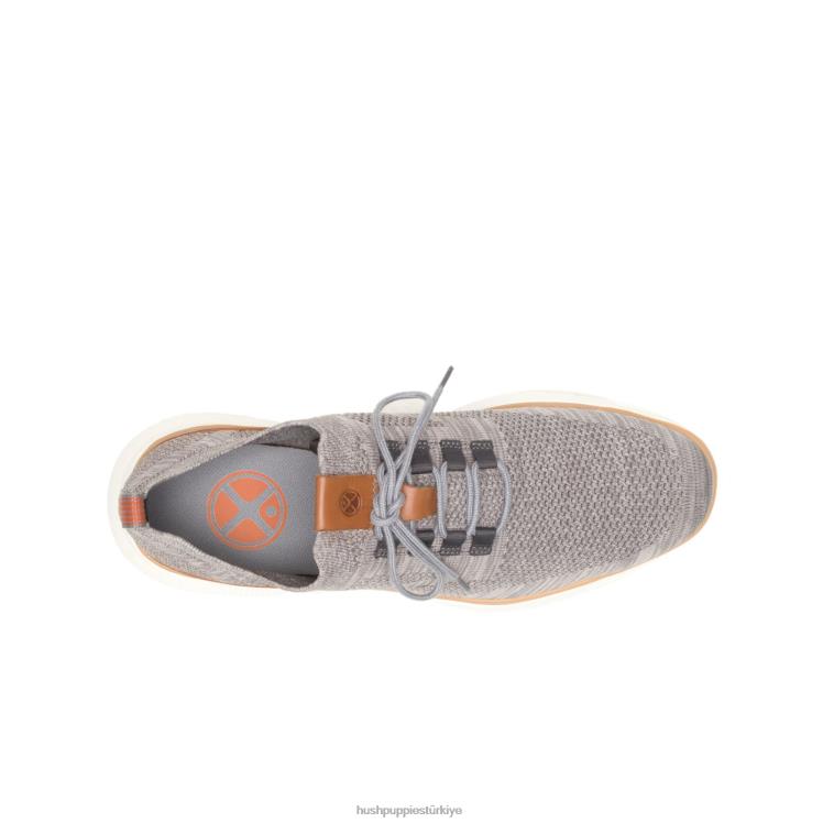 erkekler koyu gri örgü Hush Puppies önceden örgü dantel X268F290