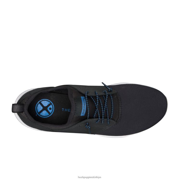 erkekler koyu siyah Hush Puppies yüksek elastik spor ayakkabı X268F338