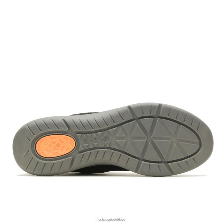erkekler koyu siyah nubuk Hush Puppies chukka'yı yükseltmek X268F341
