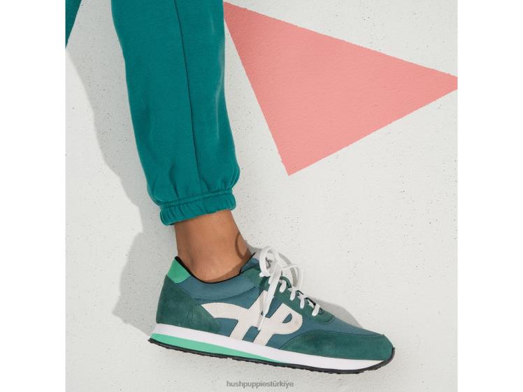 erkekler lacivert süet/beyaz Hush Puppies yetmiş8 spor ayakkabı X268F330