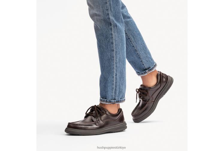 erkekler siyah deri Hush Puppies gus X268F359