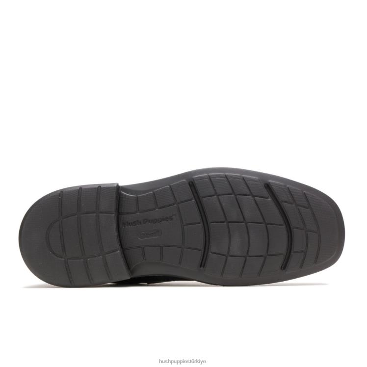 erkekler siyah deri Hush Puppies peri hunisi X268F362