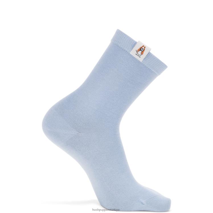 kadınlar çelik mavisi Hush Puppies çekirdek ekip çorap X268F261