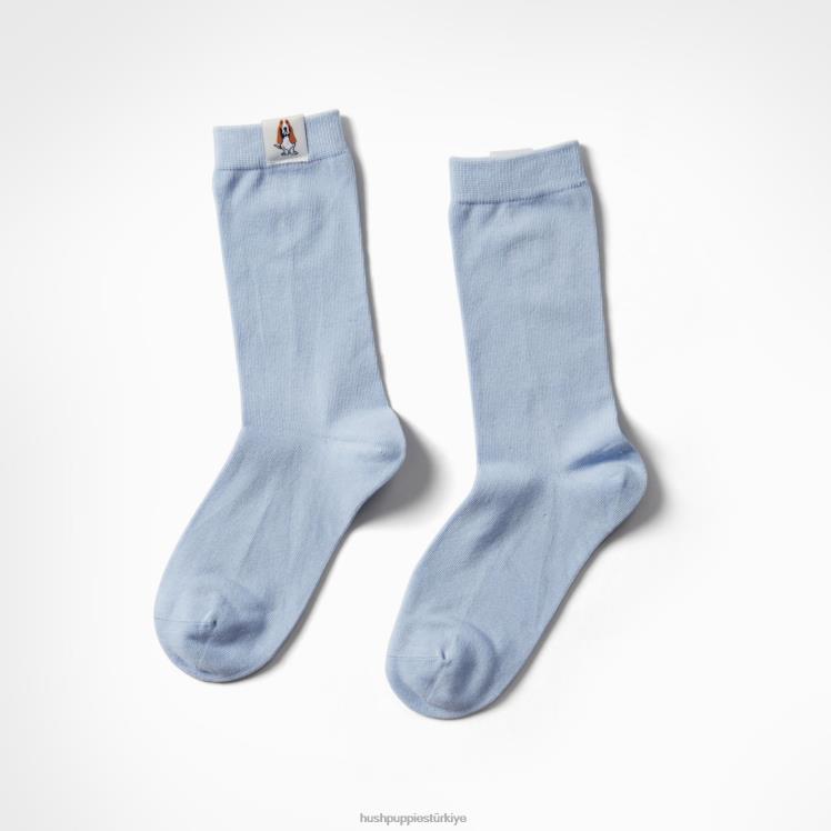 kadınlar çelik mavisi Hush Puppies çekirdek ekip çorap X268F261