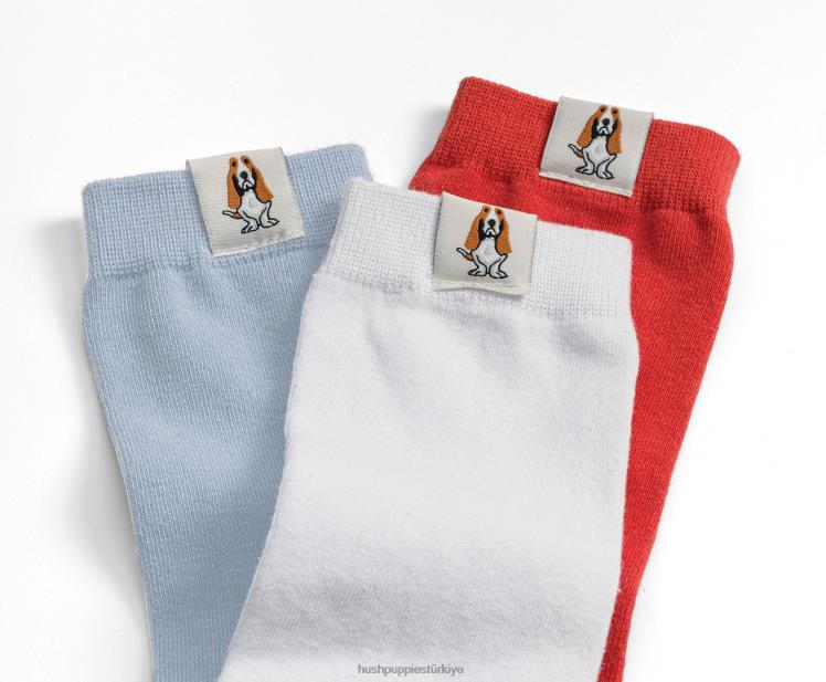 kadınlar çelik mavisi Hush Puppies çekirdek ekip çorap X268F261