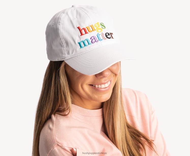 kadınlar gurur beyazı Hush Puppies beyzbol şapkası X268F241