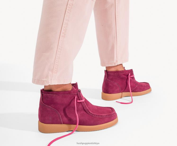 kadınlar şarap süet Hush Puppies köprü limanı 2 X268F193