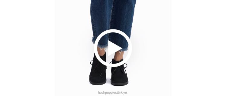 kadınlar boz süet Hush Puppies dış avlu chukka 2 X268F201