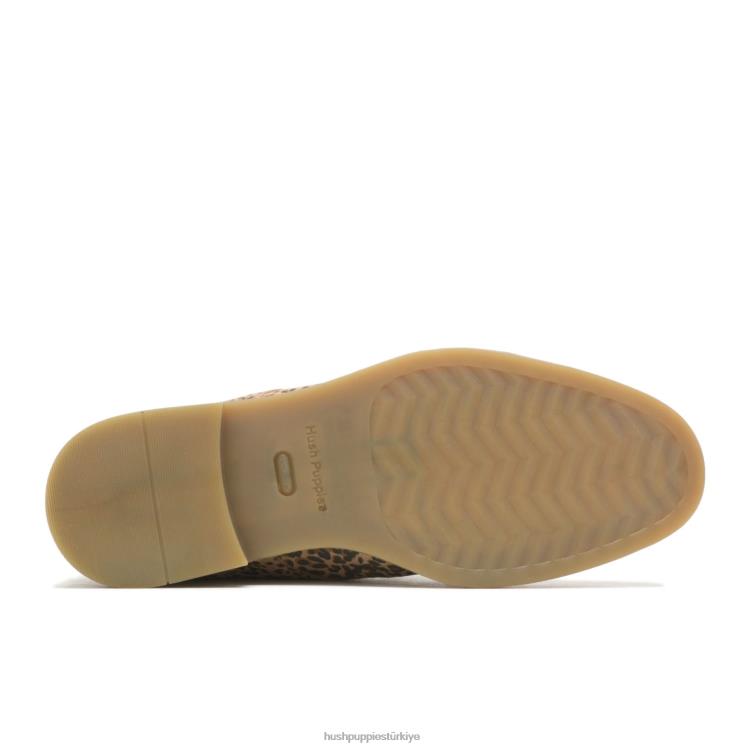 kadınlar leopar desenli süet Hush Puppies dış avlu chukka 2 X268F197