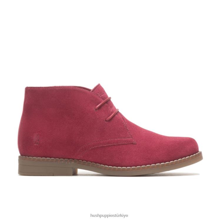 kadınlar ravent kırmızı süet Hush Puppies mazin çayto chukka X268F171
