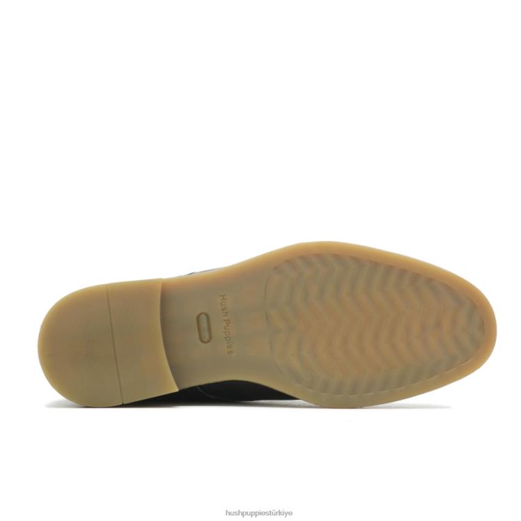 kadınlar siyah deri Hush Puppies dış avlu chukka 2 X268F200