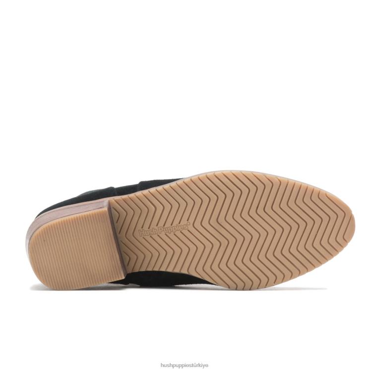 kadınlar siyah süet Hush Puppies sienna botu X268F192