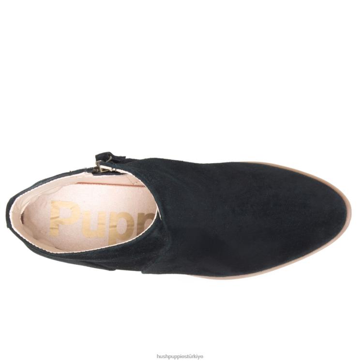 kadınlar siyah süet Hush Puppies sienna botu X268F192