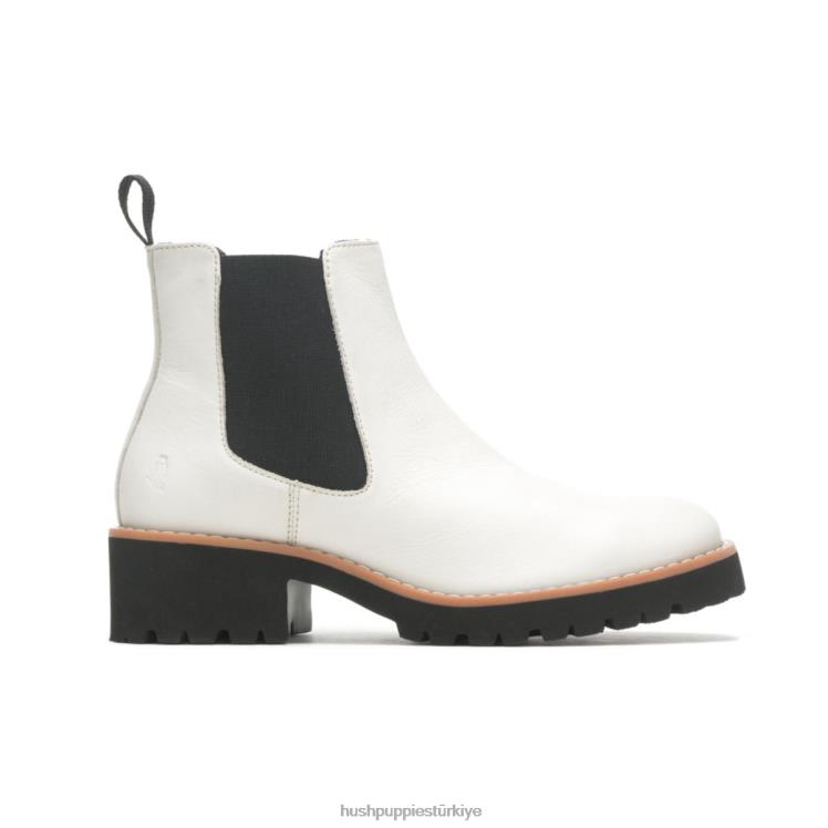 kadınlar vanilyalı krem ​​deri Hush Puppies amelia chelsea çizme X268F160