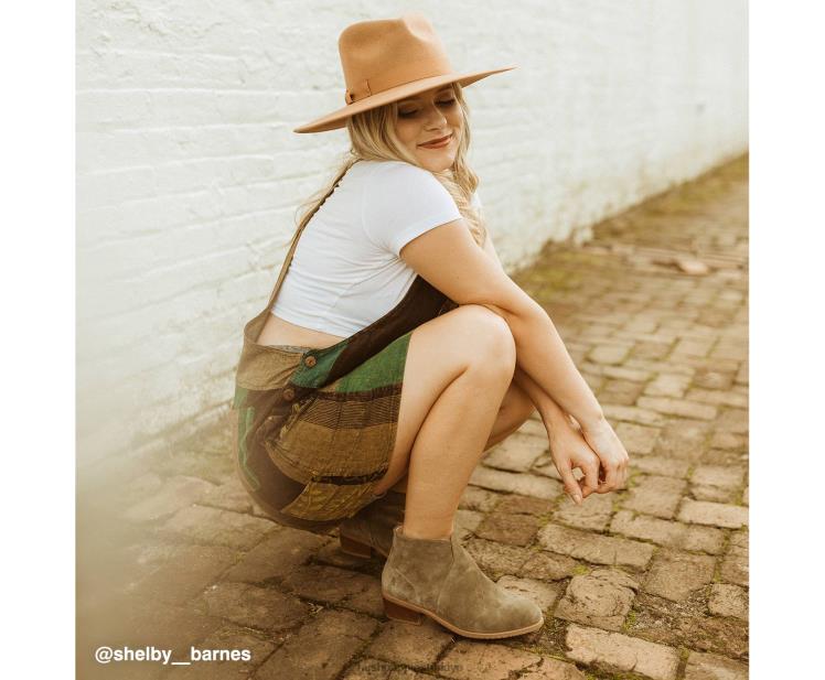 kadınlar zeytin süet Hush Puppies sienna atışları X268F187