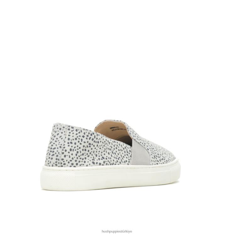 kadınlar kar leoparı süet Hush Puppies noel kayma X268F91