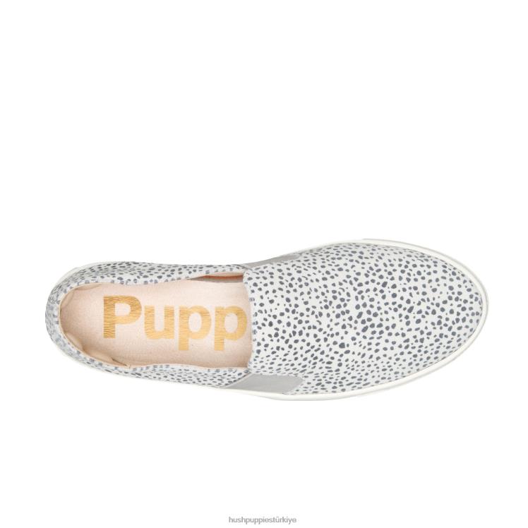 kadınlar kar leoparı süet Hush Puppies noel kayma X268F91