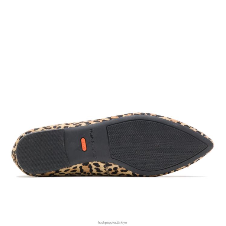 kadınlar leopar buzağı kılı Hush Puppies sadie püskül slip-on X268F97