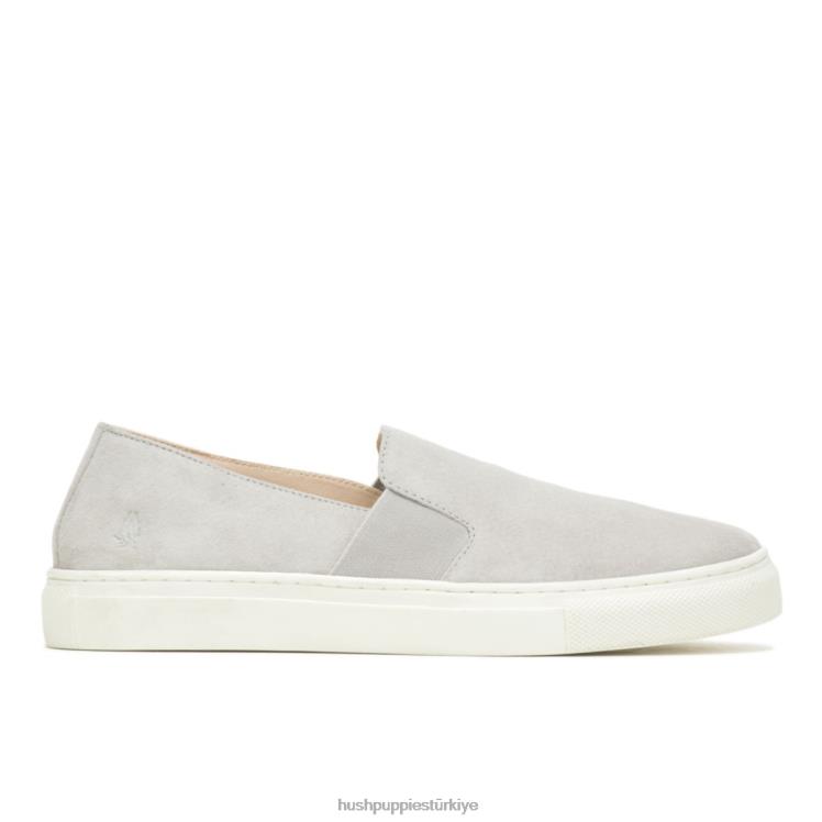 kadınlar soğuk gri süet Hush Puppies noel kayma X268F90