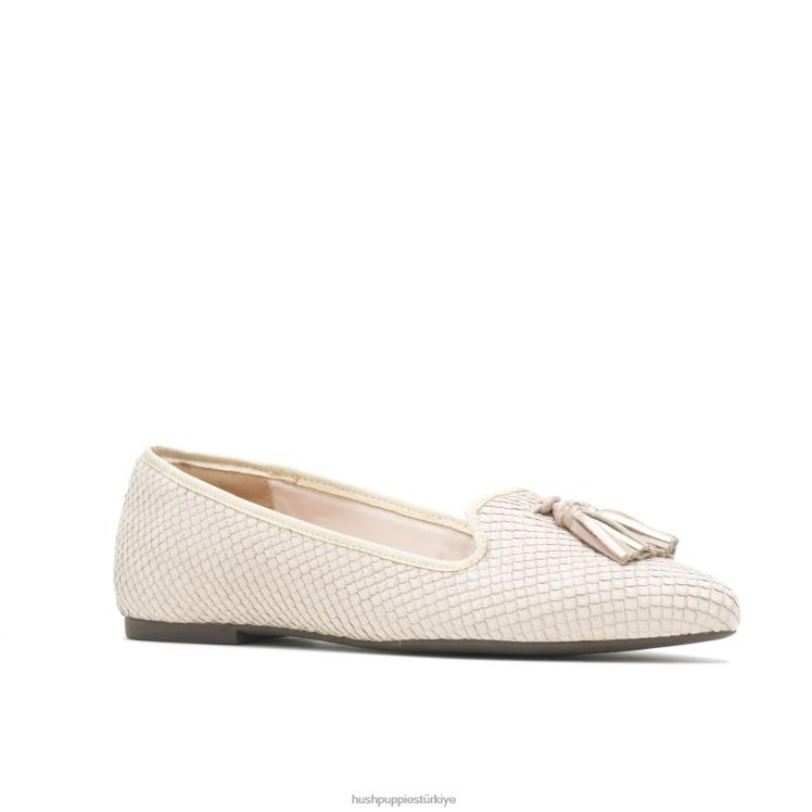 kadınlar yumurta likörü kobra derisi Hush Puppies sadie püskül slip-on X268F98