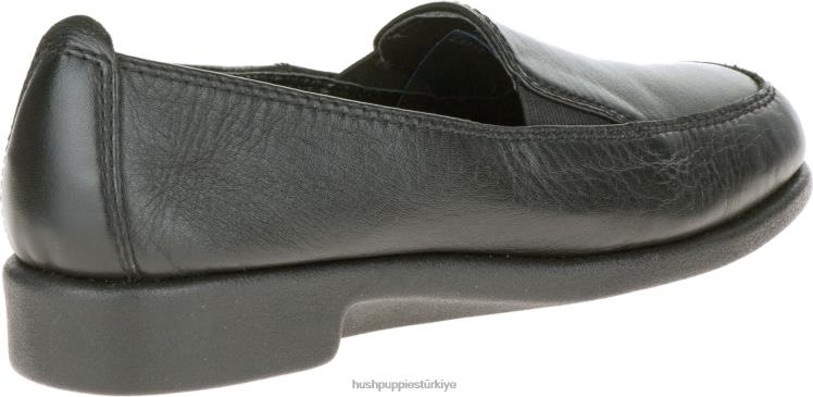 kadınlar siyah deri Hush Puppies cennet X268F226